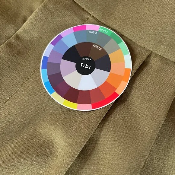 Tibi Stella Tropical Wool  Pant in Dark Hazel Green - 2 - Picture 13 of 13